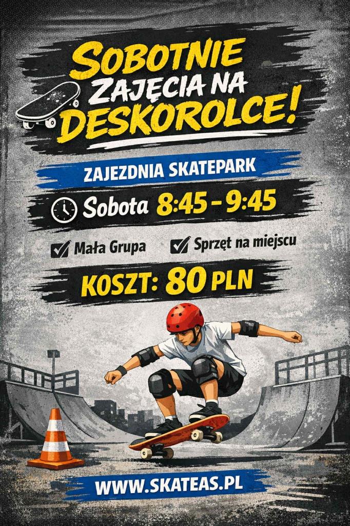 Sobotnie zajęcia na deskorolce