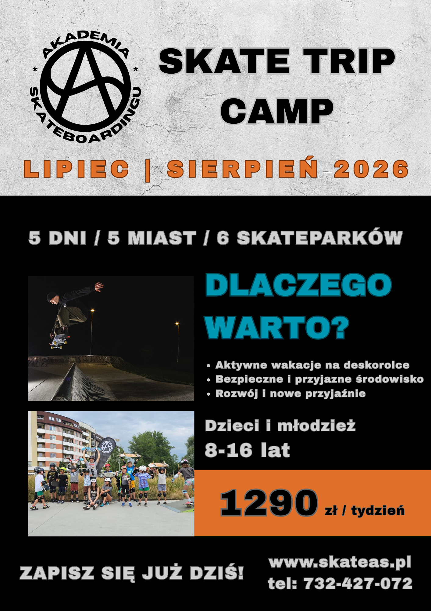 Skate Trip Camp 2026 Plakat